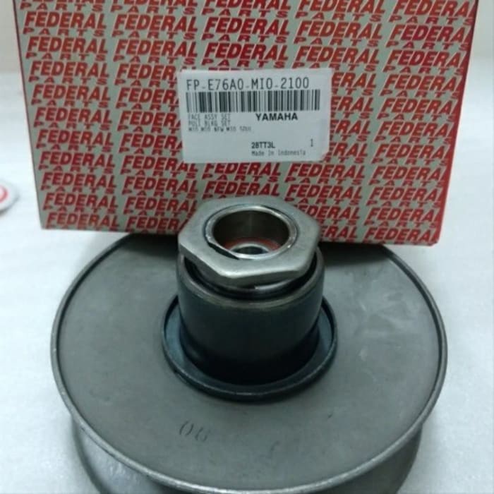 Pulley Puli Cvt Belakang Set - Mio Sporty Mio Soul Nouvo Fino Karbu Asli Federal FP-E76A0-MIO-2100
