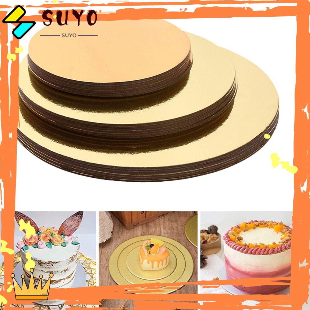 Suyo 10pcs / Set Papan Bulat Diameter 12 / 16 / 22 / 26cm Untuk Membuat Kue Mousse / Dessert / Cupcake Handmade DIY