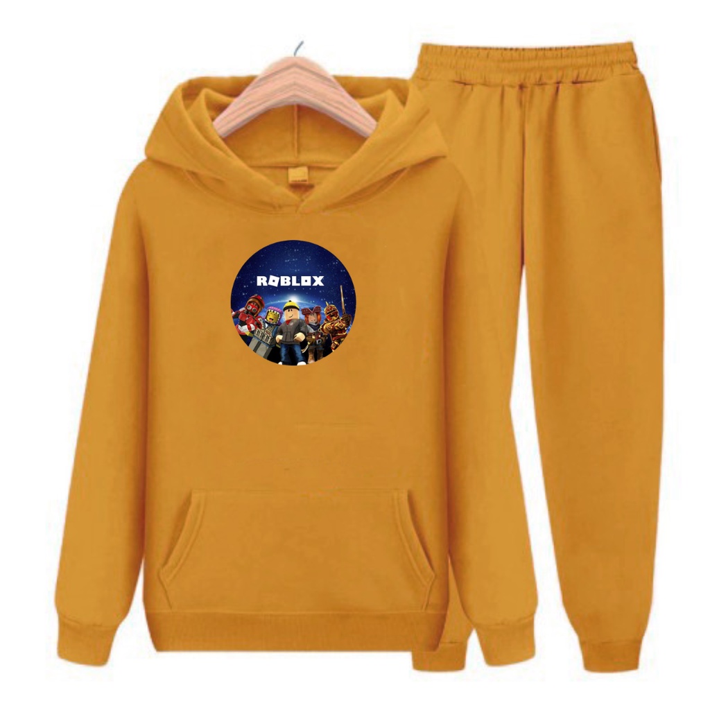 Setelan Hoodie Sweater Anak GAME Roblok /Baju Sweater Hoodie Anak