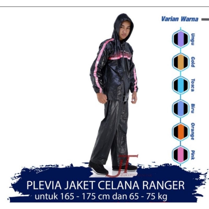 Jas Hujan Setelan Jaket Celana Plevia Storm Breaker 513  Ranger 510 Dewasa Pria Wanita / Mantel Hujan Cewek Cowok Pembakar Lemak Sauna Raincoat Remaja Terbaru Murah Berkualitas Terlaris harga grosir