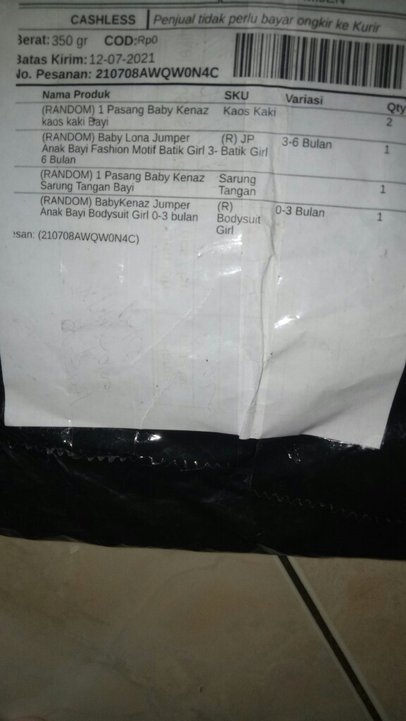 (random) Baby Lona Jumper Anak Bayi Fashion Motif Batik Girl 3-6 Bulan