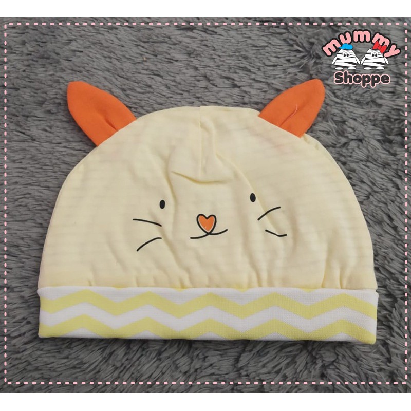 kupluk baby newborn topi wave cat