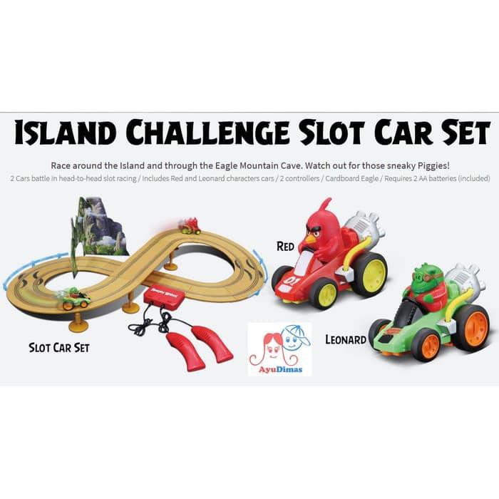 angry birds island challenge slot car set