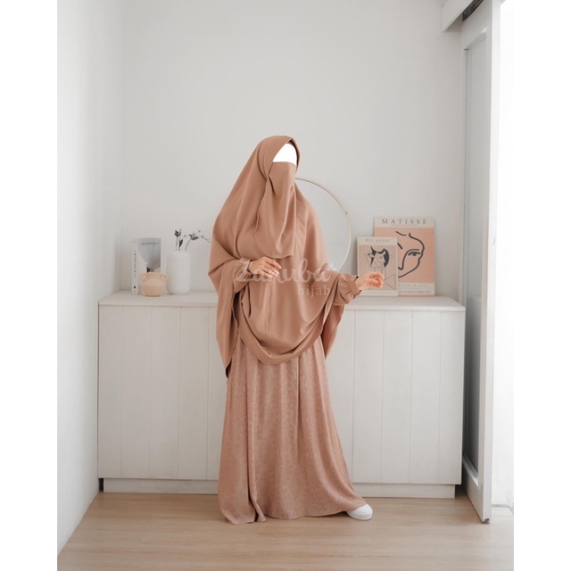 Diamond Set by Zanuba (Gamis Syar’i set Khimar)