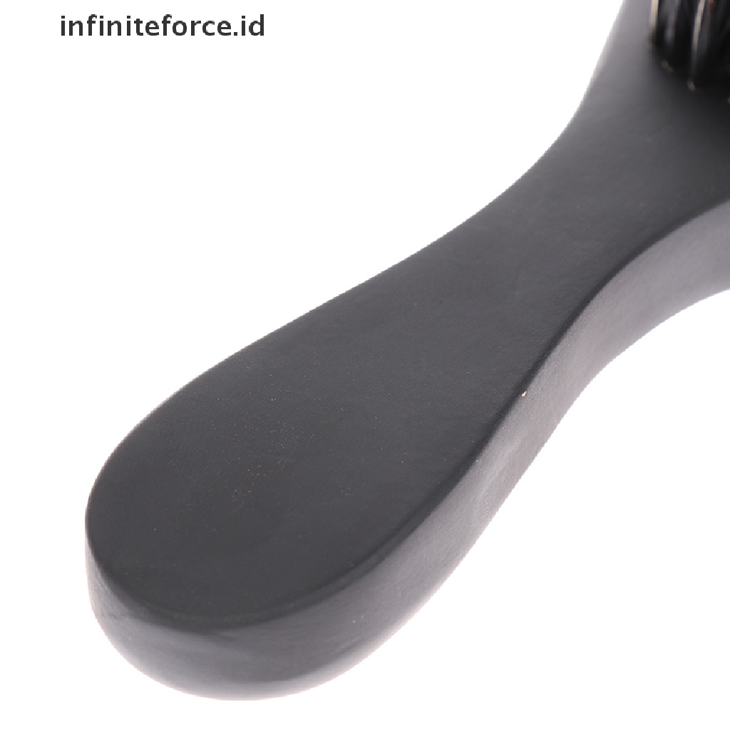 (Infiniteforce.Id) Sisir Rambut Bulu Babi Hutan Gagang Kayu