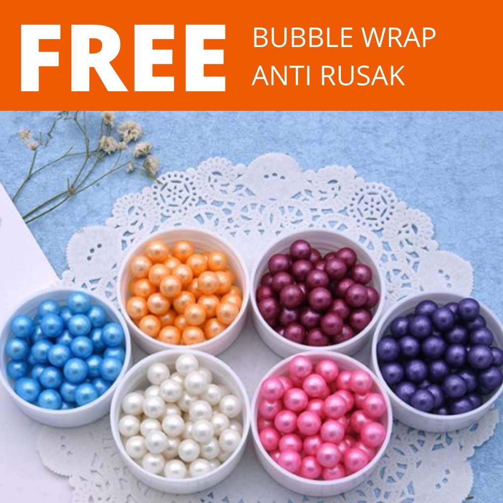 

Hiasan kue bentuk mutiara/ Pearl Beads Sprinkle Cake Decoration Hiasan Kue Mutiara 1/2ons-1ons