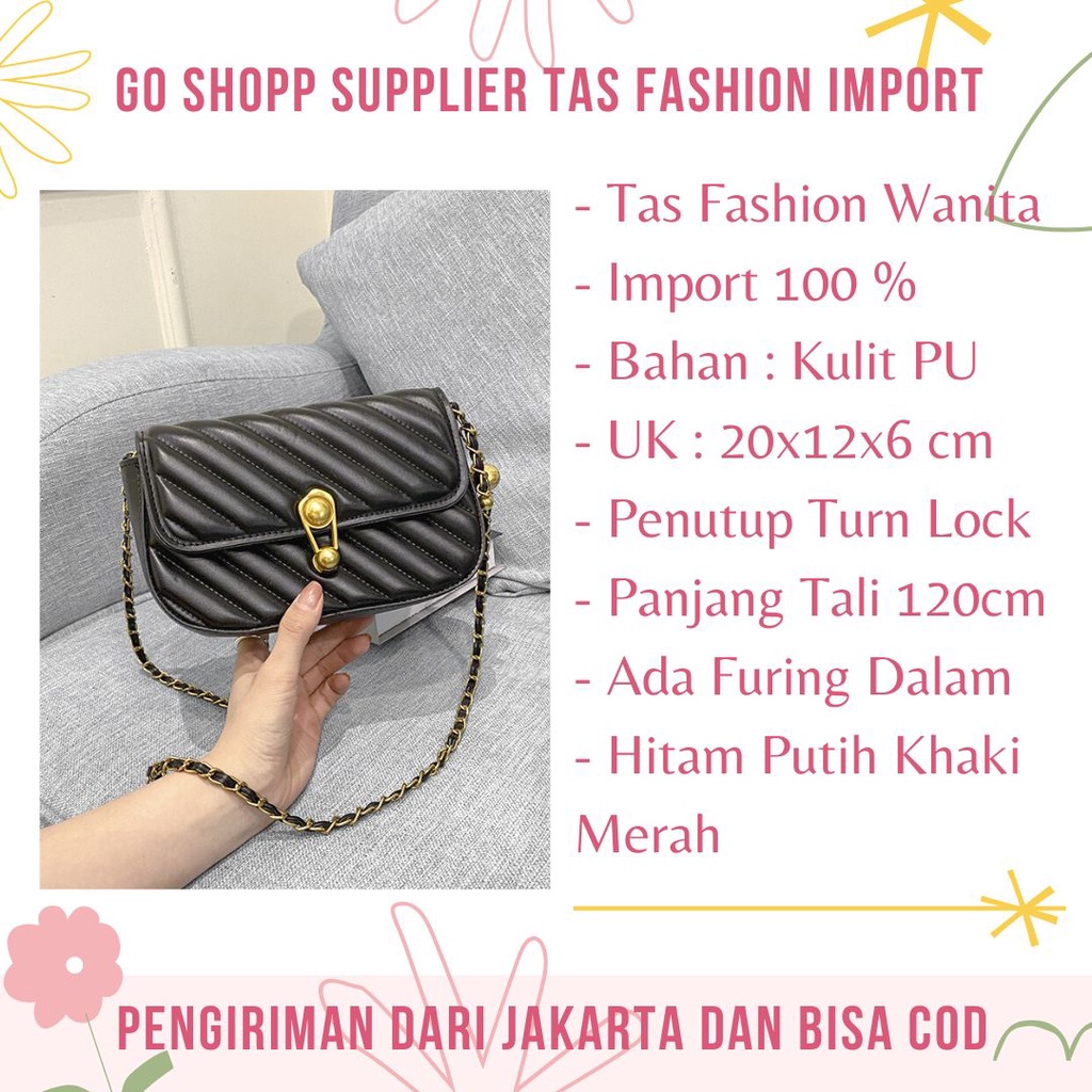 Tas Wanita Import - Tas Selempang Wanita - Tas Fashion Wanita - Tas Murah - Tas Kekinian - Tas Pesta - Tas Slempang Fashion Korea Import [SL82]