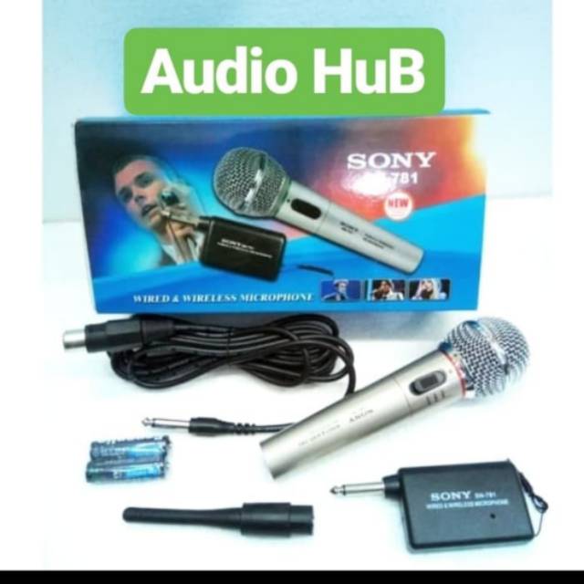 MIC KABEL WIRELESS SONY SN 781 MICROPHONE KABEL WIRELESS SONY SN781