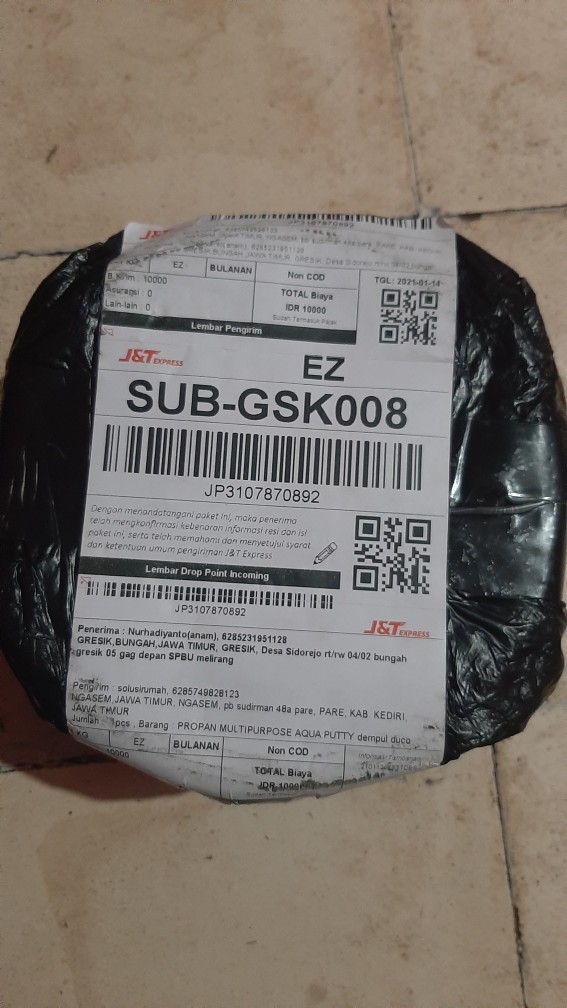 Propan Aqua Putty Dempul Duco Khusus Mebel & Furniture Warna Putih Multipurpose Multi Purpose U Cat