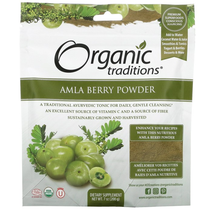 Organic Traditions Amla Berry Powder 200 g