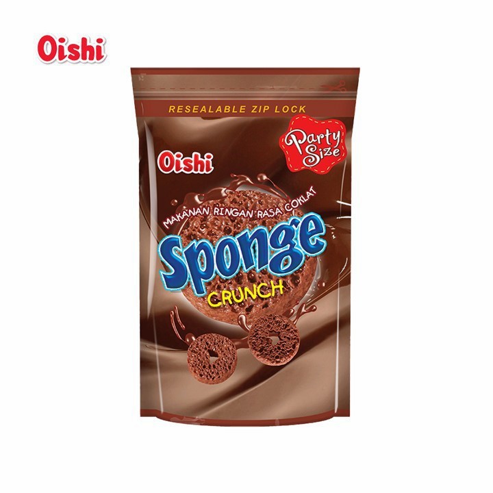 

Oishi Sponge Crunch rasa Coklat 100gr