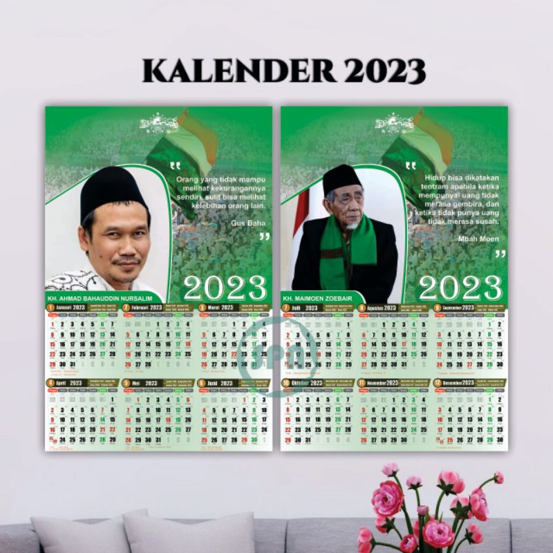 

SPN Center - KALENDER 2023 DINDING ULAMA' GUS BAHA MBAH MOEN NU MURAH TERLARIS