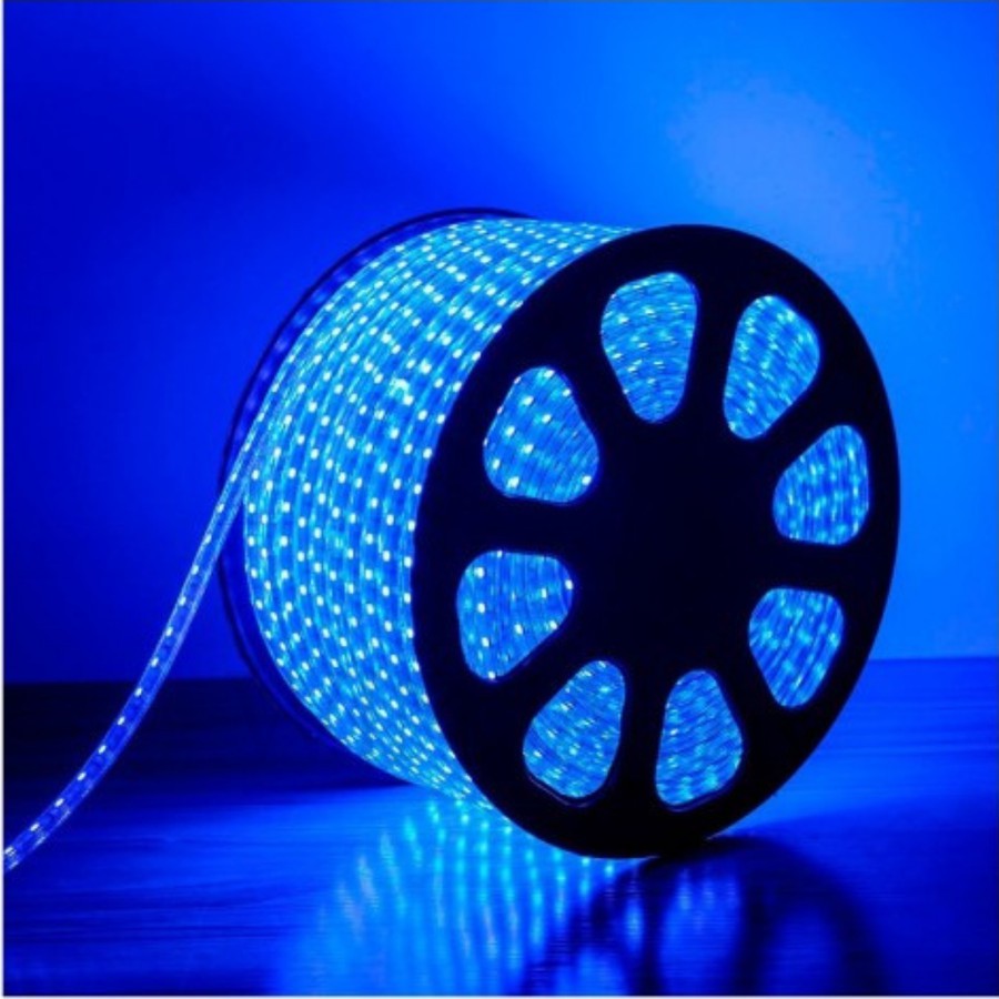 LAMPU SELANG LED WARNA BIRU SMD 5050 LAMPU HIAS WATERPROOF