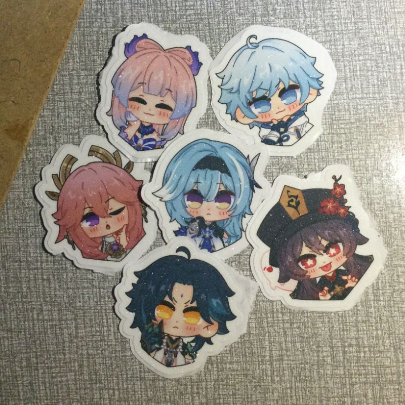 

Genshin Impact Glitter Sticker