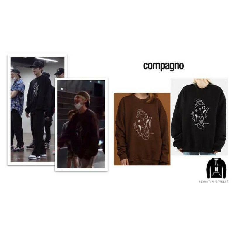 BTS SWEATER COMPAGNO - SWEATER BTS KIM TAEHYUNG COMPAGNO