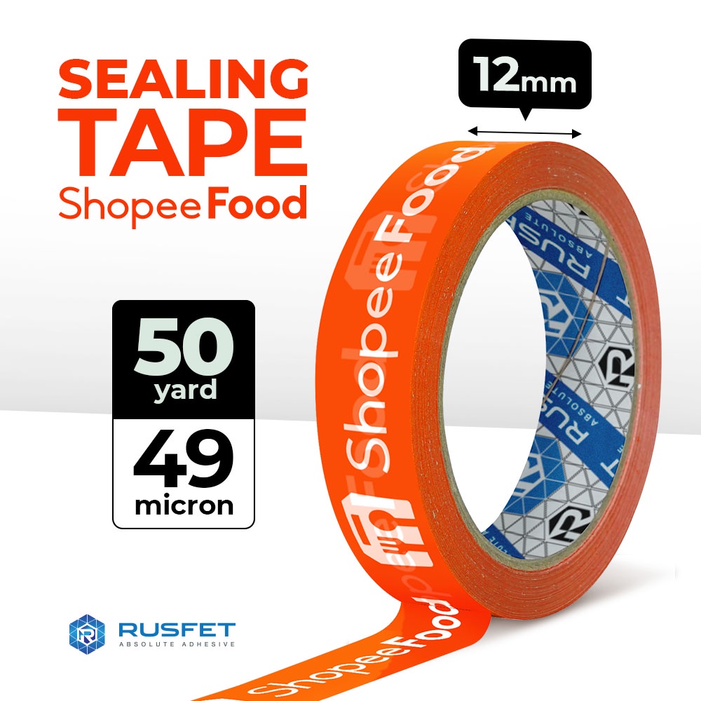

Lakban SHPFOOD|Isolasi Printing Online Food 12mm x 50yard Termurah