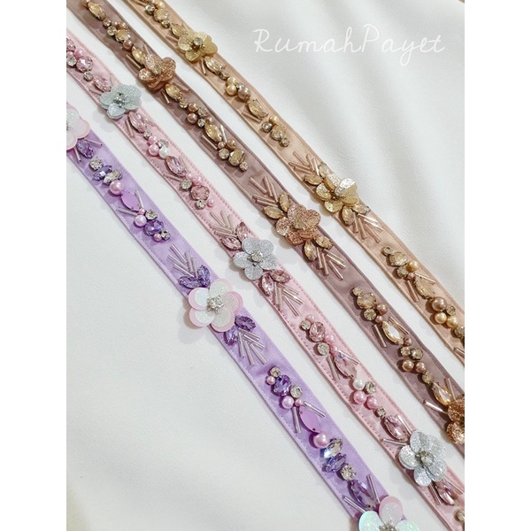 Payet Pinggang Satin Maxmara/ Belt Kebaya