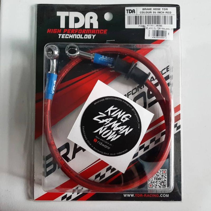 SELANG REM DEPAN RX KING TDR RACING RED 35 INCH
