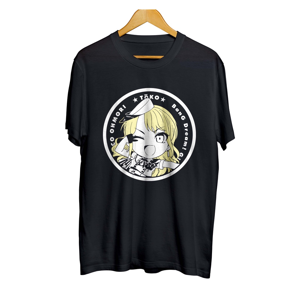 Kaos distro japan game TOKO KIRIGAYA CHIBI morfonica - BANG DREAM 100% cotton combed 30s