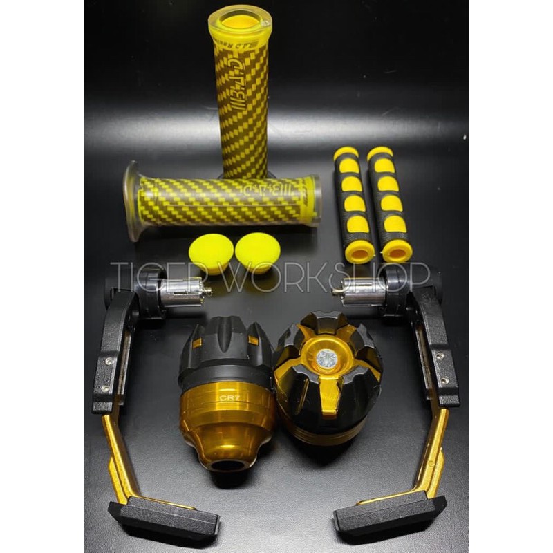 Proguard Robot+Grip B.A.D Karbon+Jalu As+Karet Handle 4 item #4Warna