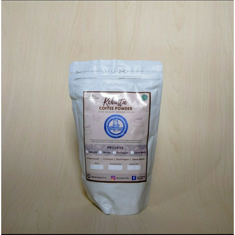 

Kopi Bubuk Robusta Sekarwangi 200gr - Asalan (petik pelangi)