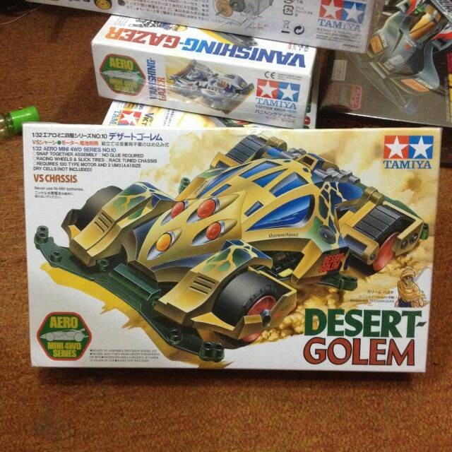 Tamiya Mini4wd Desert Golem VS Chasiss murah