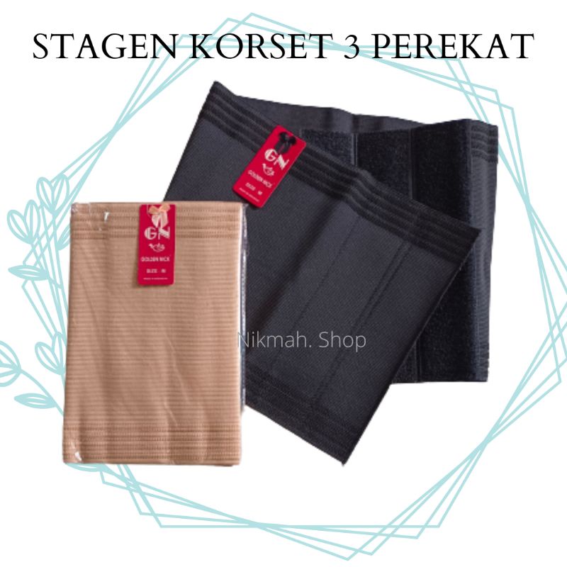 STAGEN korset golden nick /korset pelangsing 3perekat