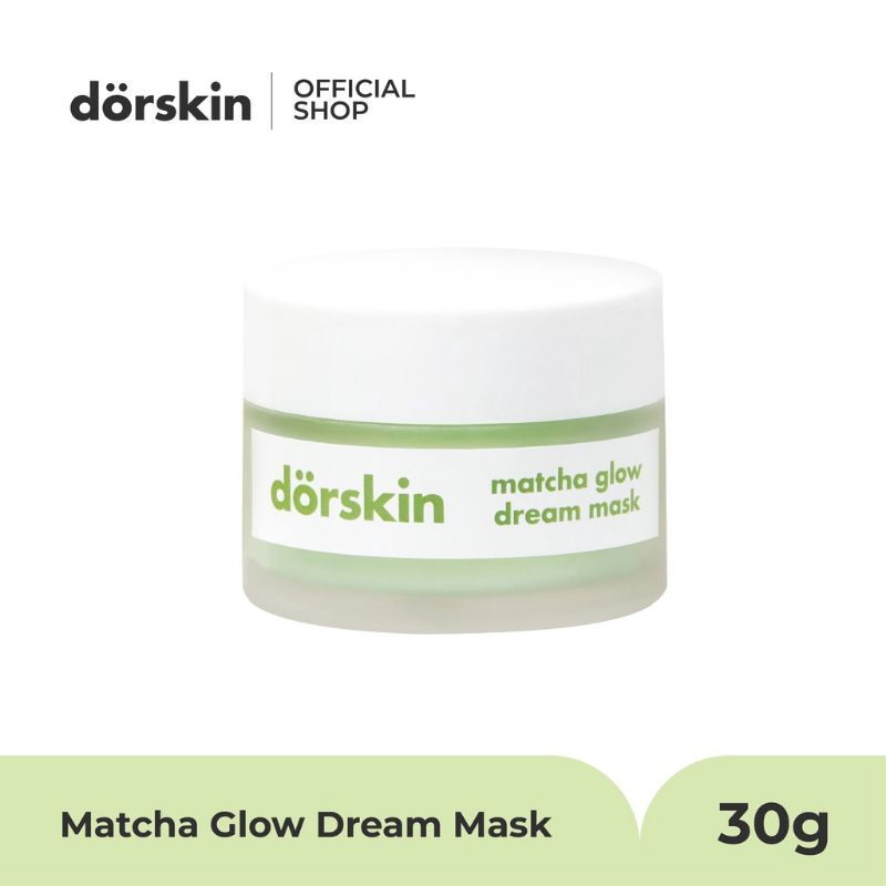 Dorskin Matcha Glow Dream Mask,2 in 1 Moisturizer dan sleeping mask