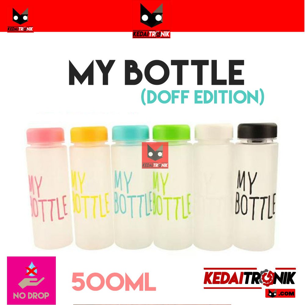 NEW Botol Minum MY BOTTLE 500ml Doff Infused Water Plastik Plastic