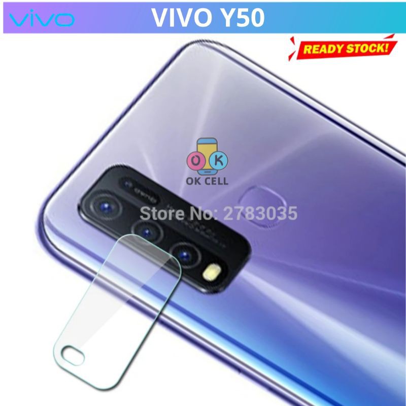 Tempered Glass Camera TG Anti Gores Kaca Kamera Belakang Vivo Y50 Pelindung Lensa Screen Protector