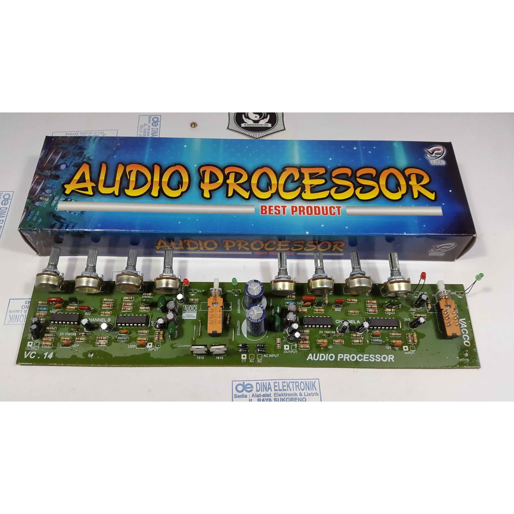KIT AUDIO PROSESOR STEREO