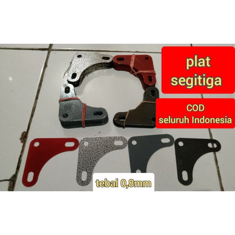 plat siku segitiga tebal 1mm buat besi siku