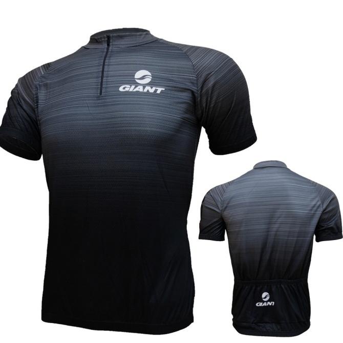 Jersey Sepeda Polos Kaos Sepeda Gowes GIANT Lengan Pendek Roadbike MTB