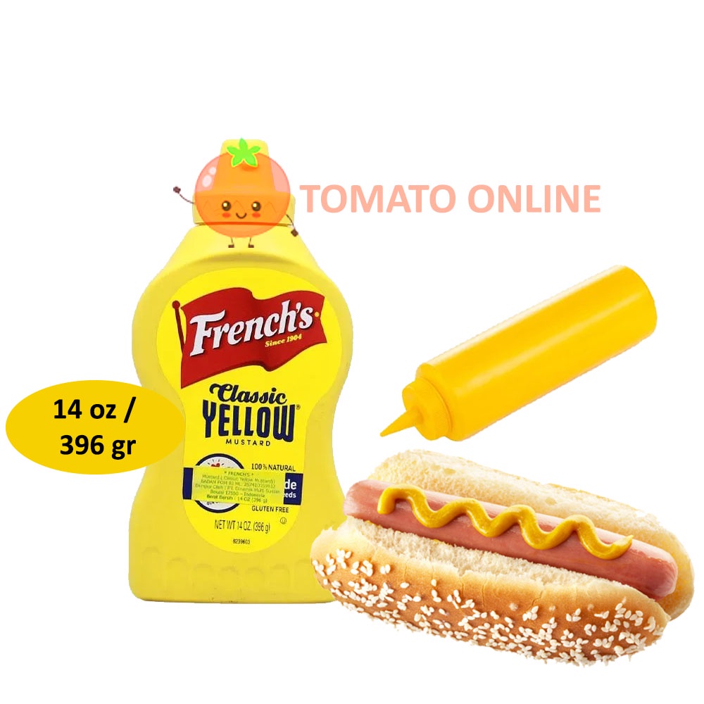 French French's Classic Yellow Mustard Squeeze 14 oz 14oz 396 gr 396gr