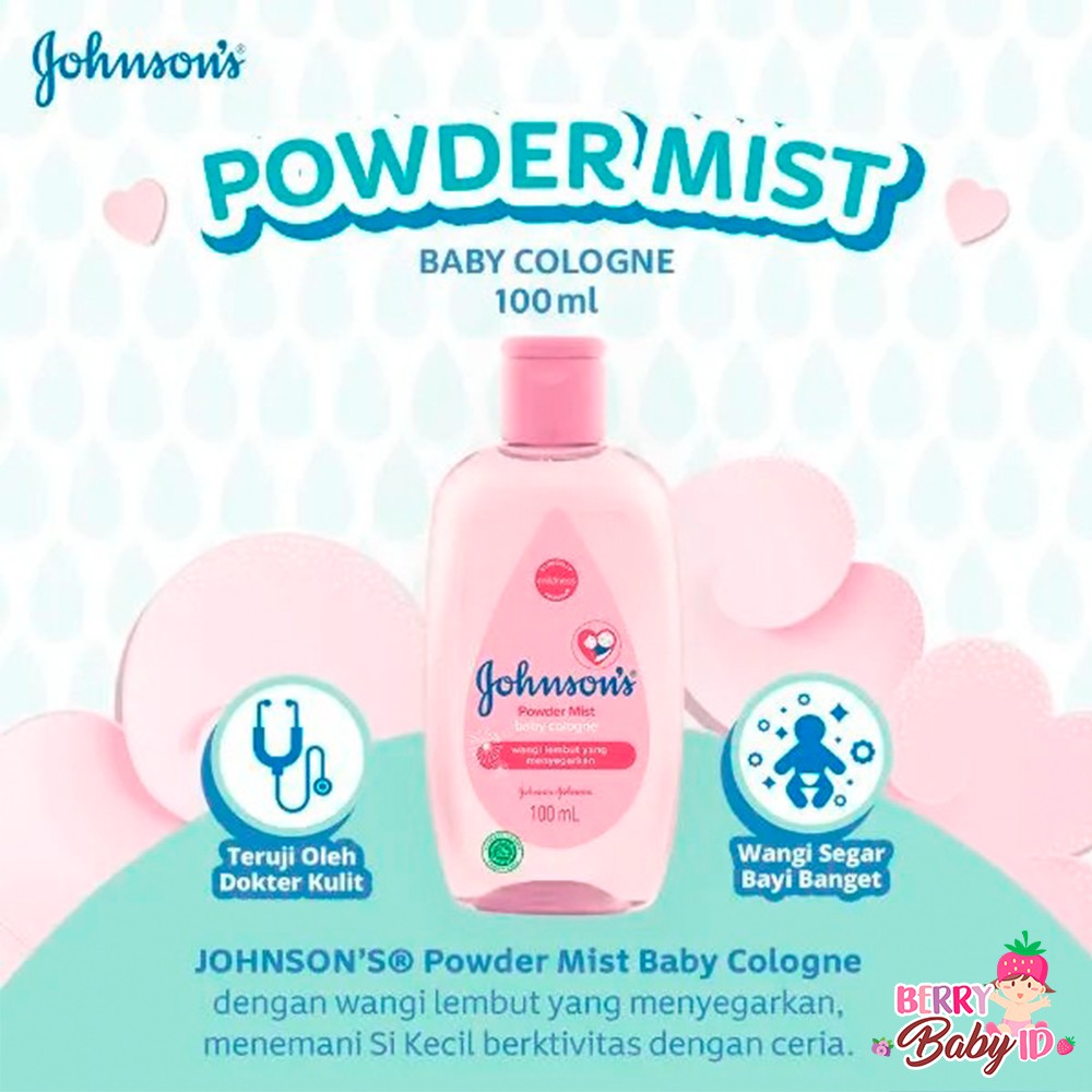 Johnson's Baby Cologne Parfum Bayi Anak Minyak Wangi 100ml Johnsons Berry Mart