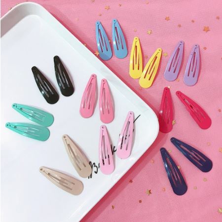 simple hairpin candy color besi hair pin jepit rambut jepitan klip