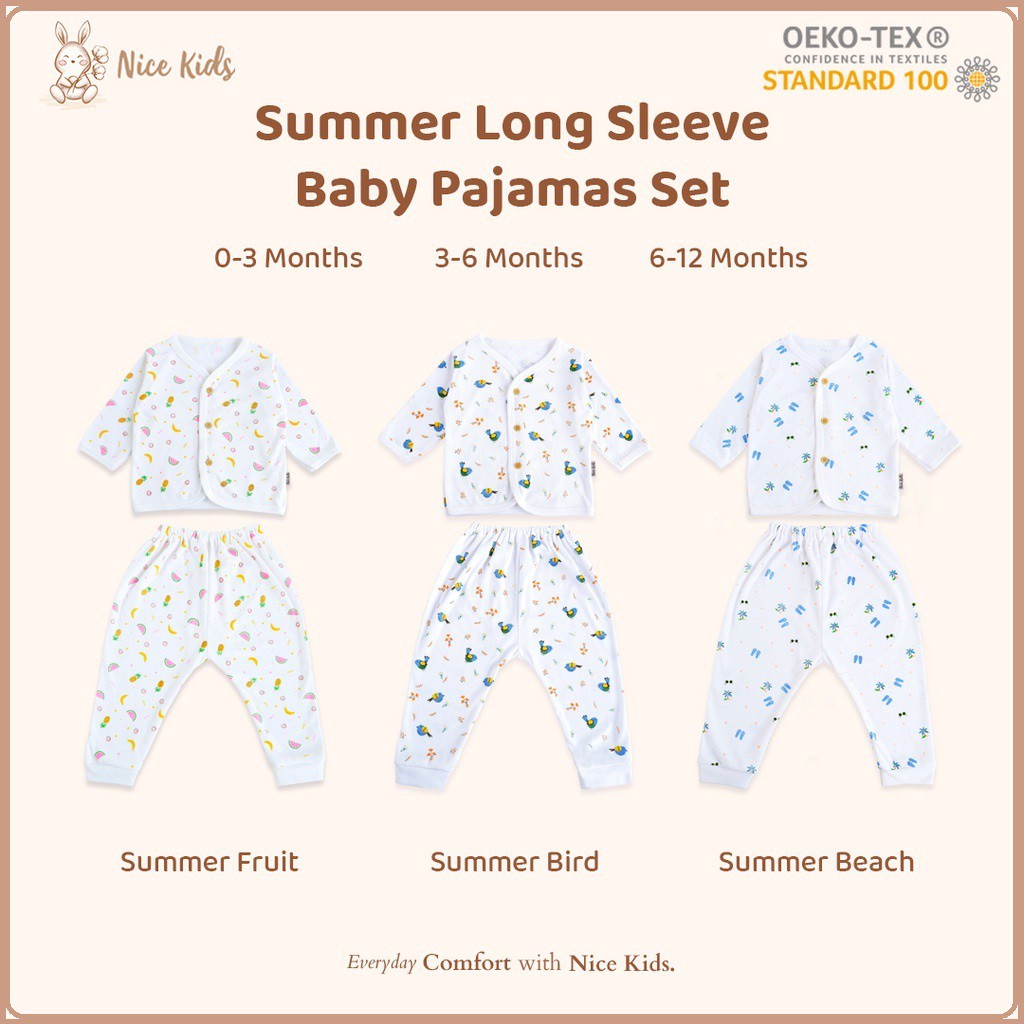 Nice Kids Summer Long Sleeve Baby Set