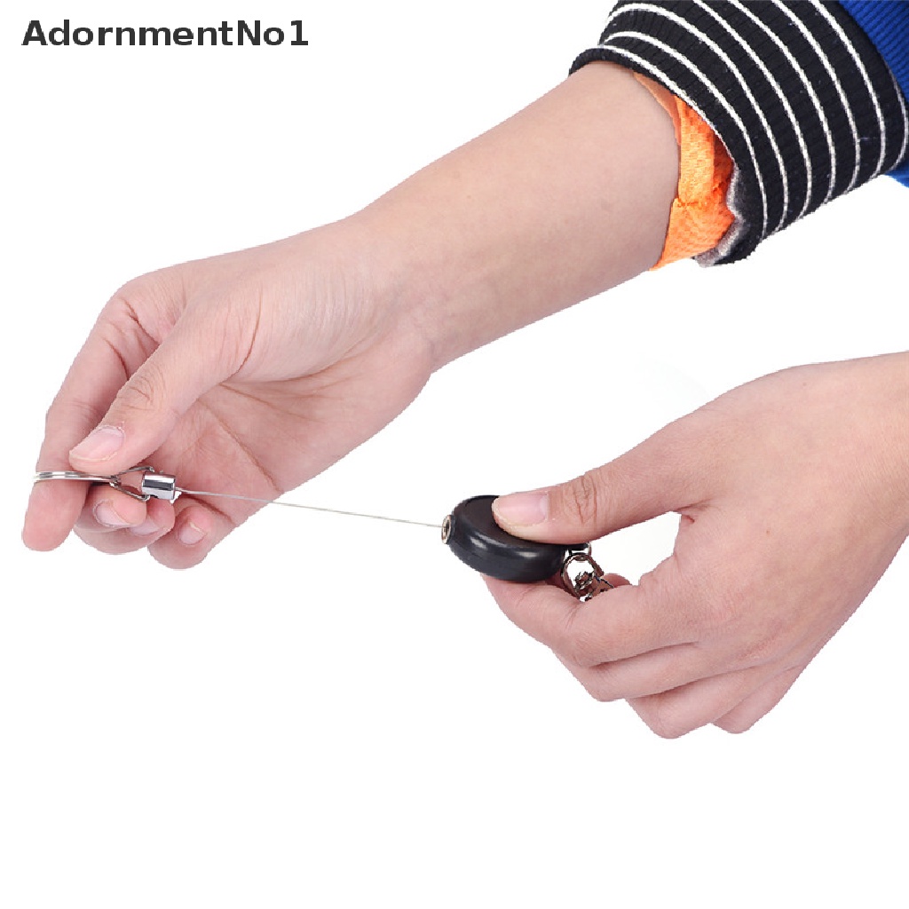 (AdornmentNo1) Gantungan Kunci / Kartu Identitas Retractable Bahan Baja