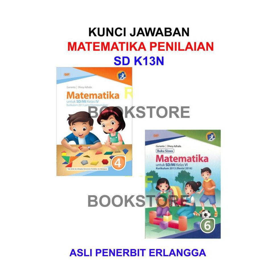 MATEMATIKA PENILAIAN SD KELAS 4 6 ERLANGGA -GUNANTO