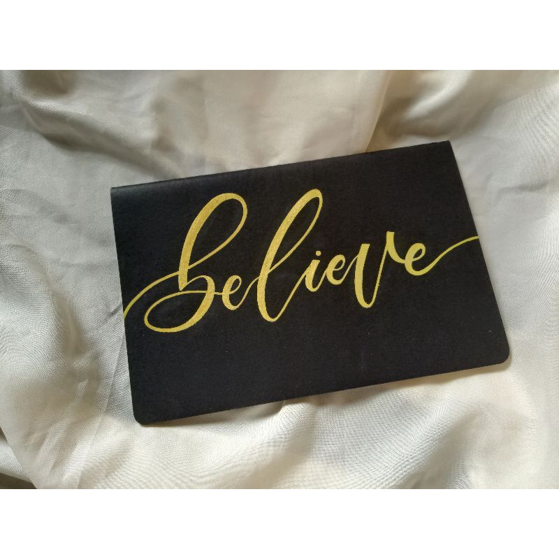 

Buku tulis lettering quote polos