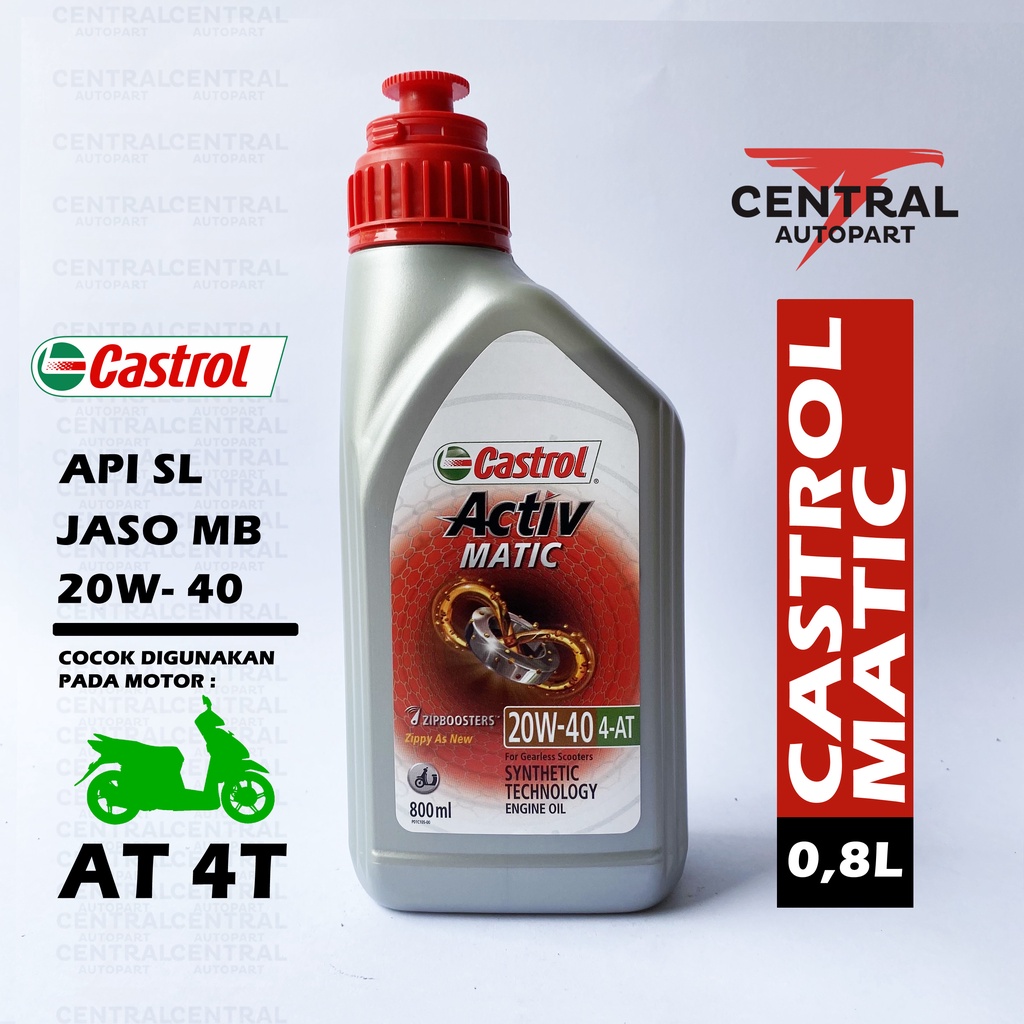 Oli Motor Matic Castrol Active Matic 20W-40