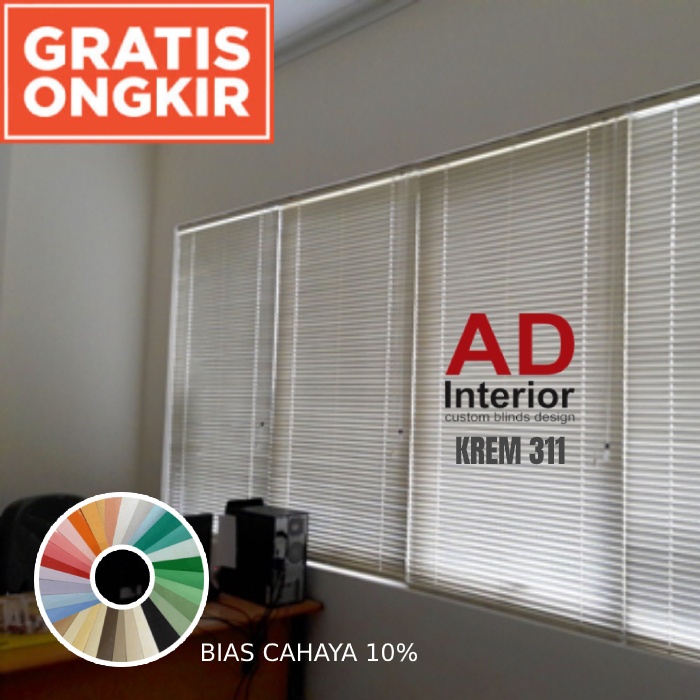 Horizontal Blind/ Krey Alumunium 25 mm
