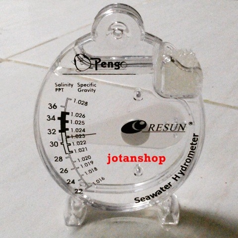 RESUN SWH-04 pengo hydrometer hidrometer alat pengukur kadar garam aquarium air laut salinitas