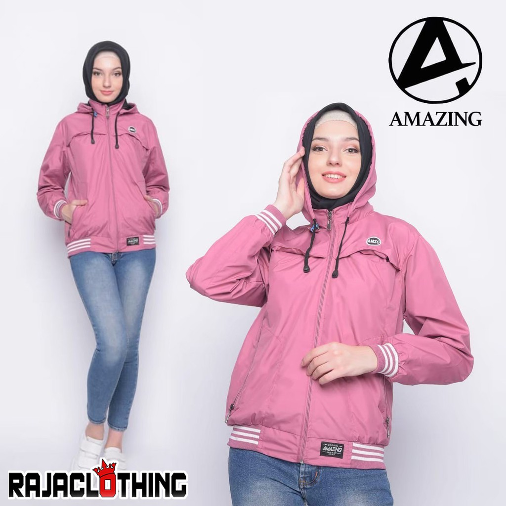 RCL - JAKET SWEATER HODIE SALUR AMAZING WANITA - JAKET HODIE CEWEK M.L.XL