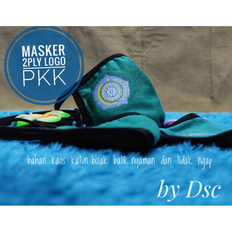 Masker Kain Logo PKK seluruh Indonesia