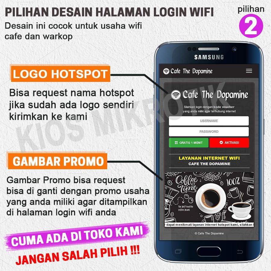 Paket Lengkap Alat Usaha Wifi Hotspot Billing Voucher Siap Pakai