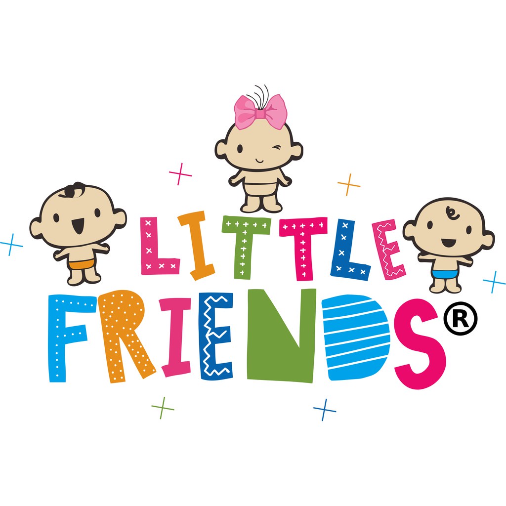 Little Friends Soft Book with Silicone Teether / Buku Bayi + Gigitan Bayi 0m+ (Tersedia varian karakter) LFS1100 LFS1110