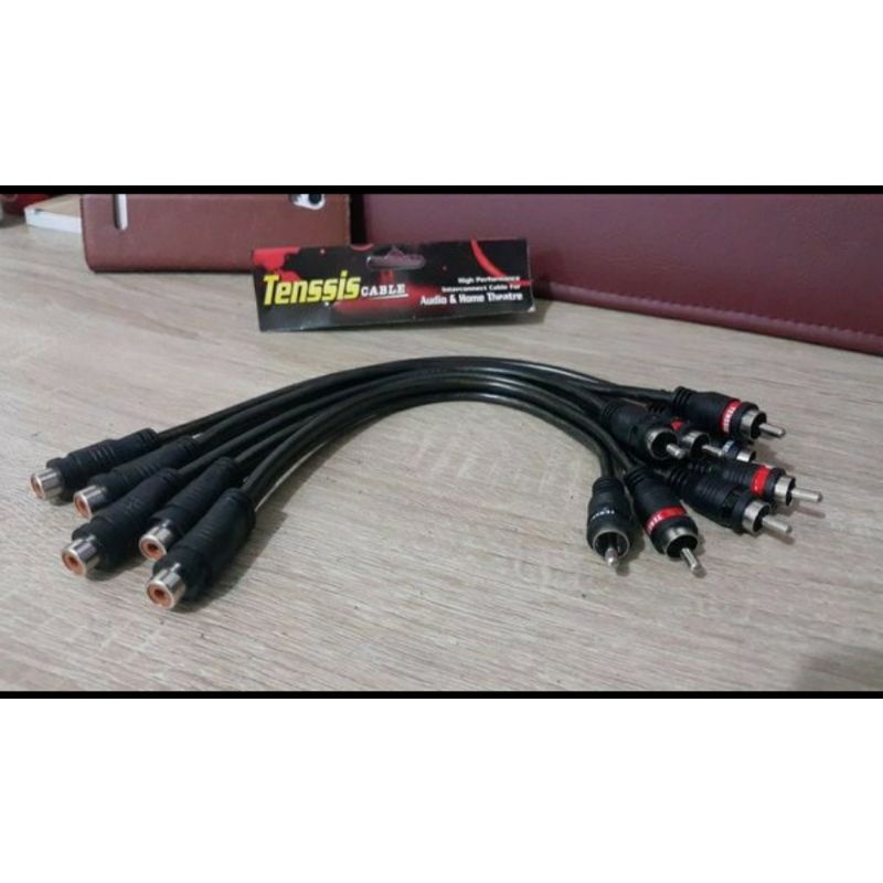 Kabel RCA Cabang 2F 1M
