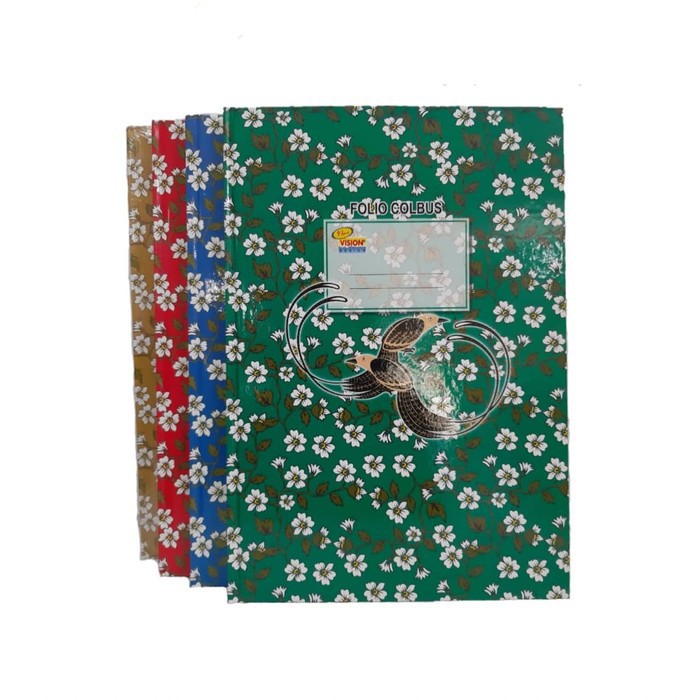 BUKU TULIS KEUANGAN / HARDCOVER UKURAN FOLIO ISI 200 LEMBAR VISION