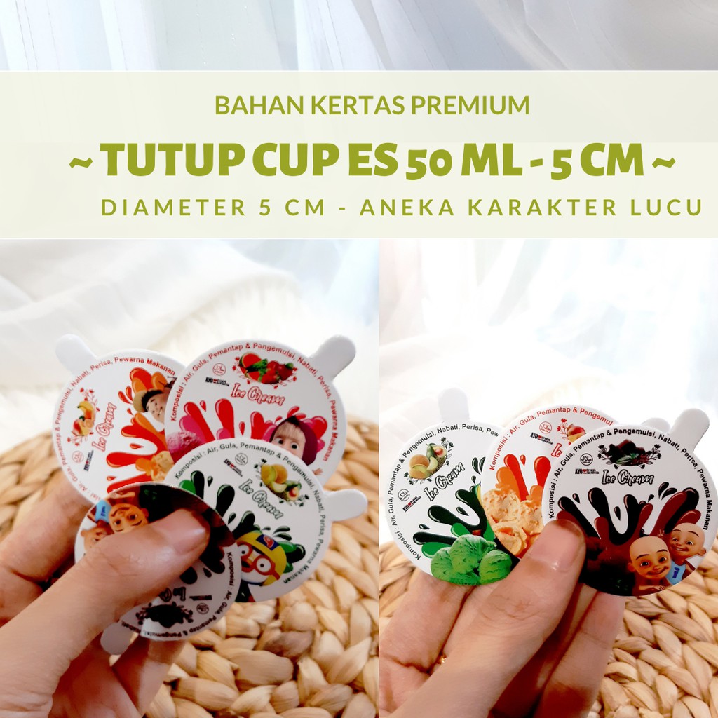 tutup cup ice cream Tutup Cup Es Cream Indonesia - Jual Tutup Cup Es Krim -Tutup
